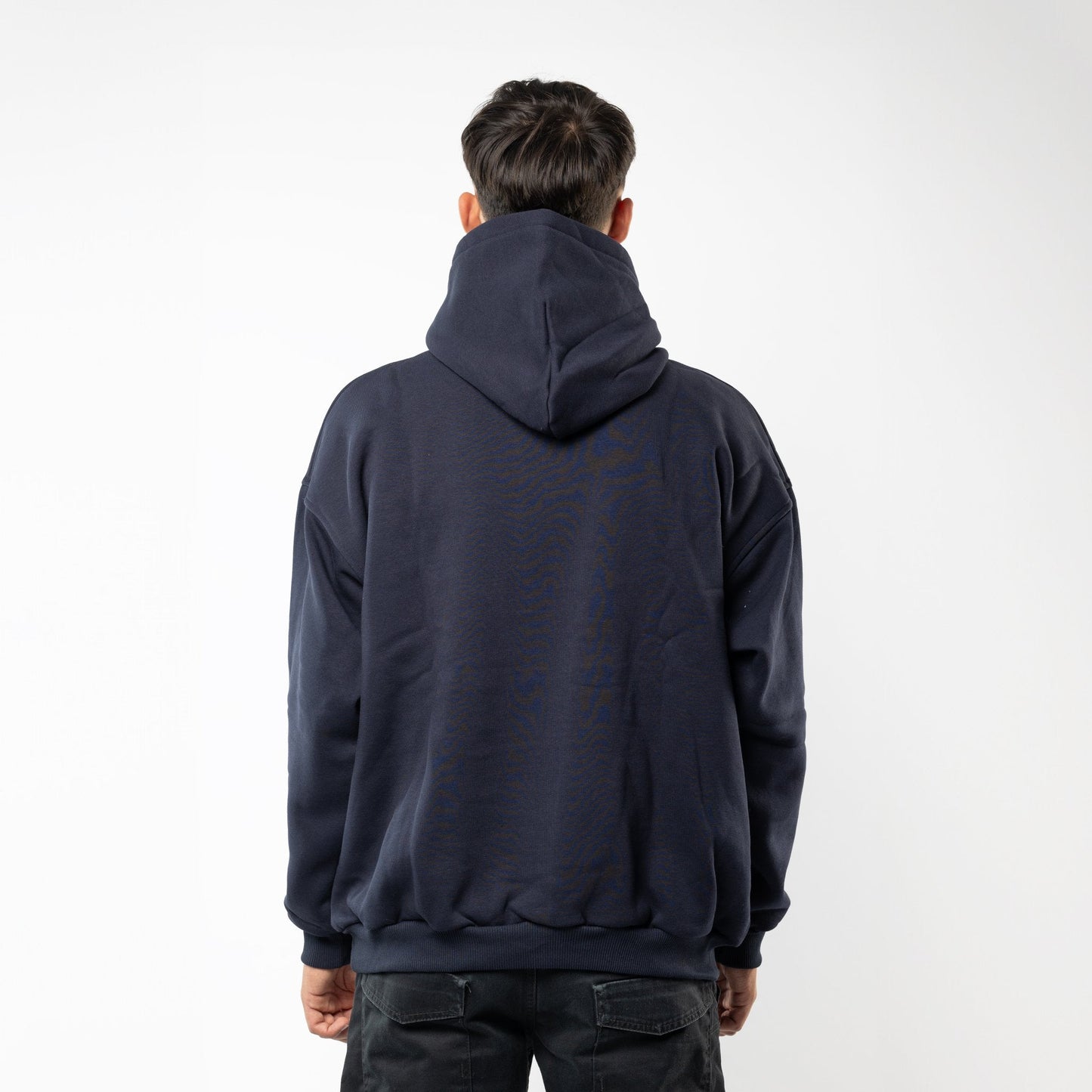 HOODIE STICK NAVY - bloqmode